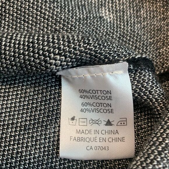 𝅺BELLE By Belldini Black white polkadot knit tank top sweater Sz L NWT - Picture 9 of 11